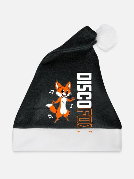 Disco Fuchs - Weihnachtsmütze - Schwarz/Weiß