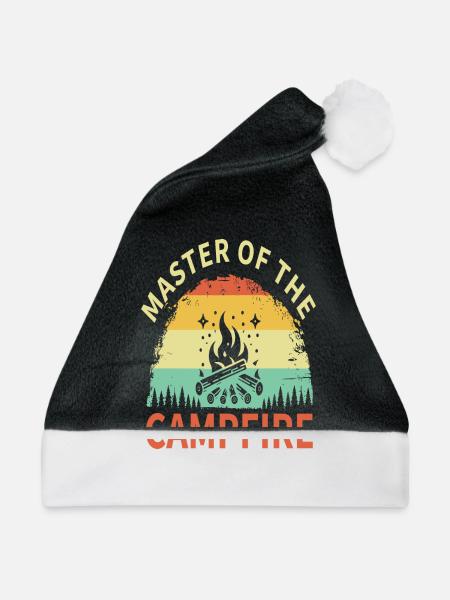Master of the Campfire - Weihnachtsmütze - Schwarz/Weiß