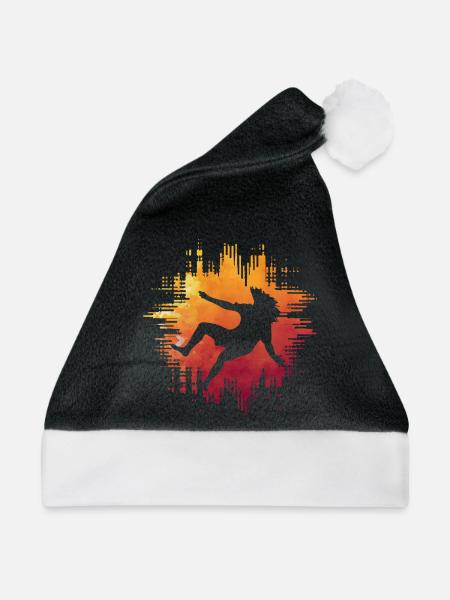 Capoeira - Weihnachtsmütze - Schwarz/Weiß