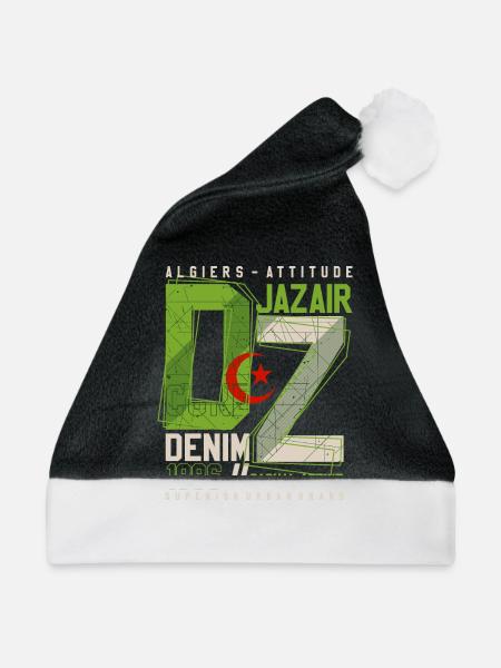 URBAN DZ - Weihnachtsmütze - Schwarz/Weiß