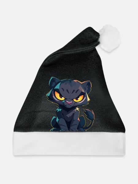 Panthers Panther - Weihnachtsmütze - Schwarz/Weiß