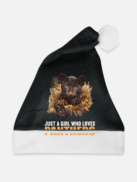Panthers Panther - Weihnachtsmütze - Schwarz/Weiß