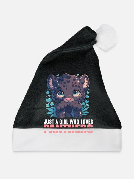 Panthers Panther - Weihnachtsmütze - Schwarz/Weiß