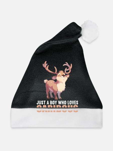 Caribou Karibus Karibu - Weihnachtsmütze - Schwarz/Weiß