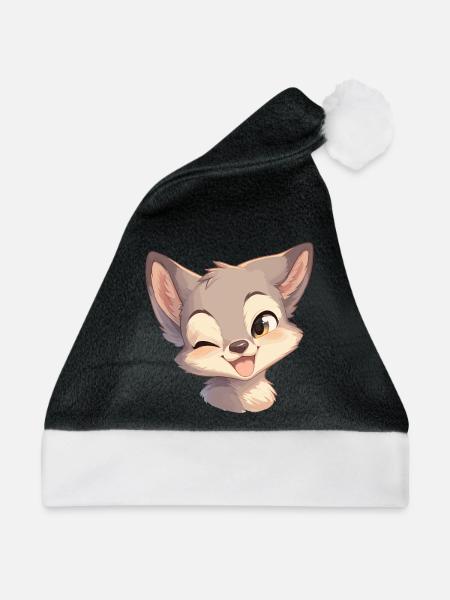 Kojoten Kojote - Weihnachtsmütze - Schwarz/Weiß