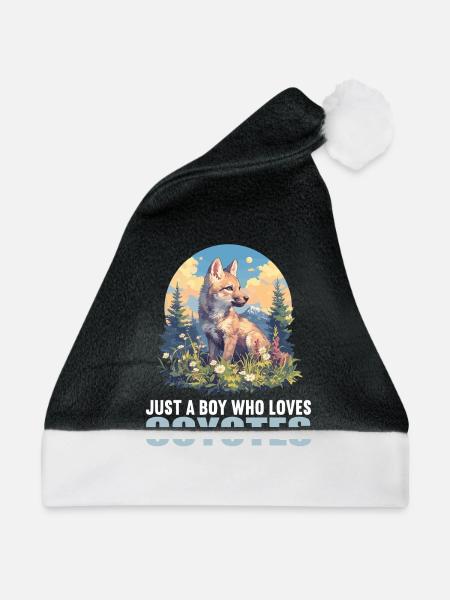 Kojoten Kojote - Weihnachtsmütze - Schwarz/Weiß