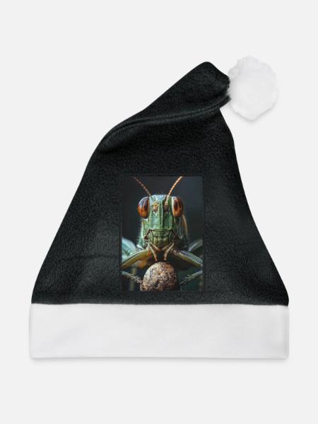 Grillen Grille - Weihnachtsmütze - Schwarz/Weiß