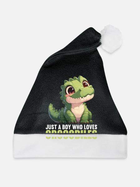 Krokodile Krokodil - Weihnachtsmütze - Schwarz/Weiß
