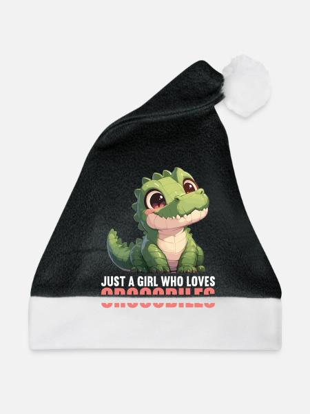 Krokodile Krokodil - Weihnachtsmütze - Schwarz/Weiß