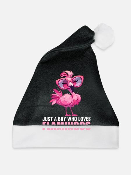 Flamingos Flamingo - Weihnachtsmütze - Schwarz/Weiß