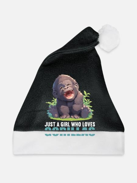 Gorillas Gorilla - Weihnachtsmütze - Schwarz/Weiß