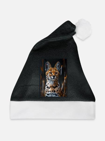 Servale Serval - Weihnachtsmütze - Schwarz/Weiß