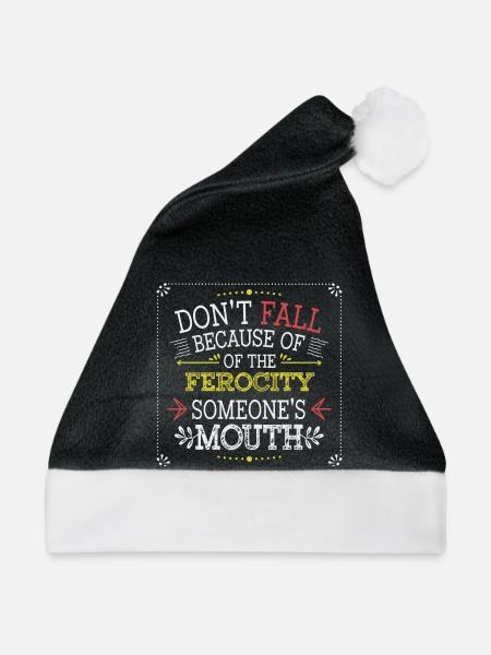 FEROCITY MÜNDUNG - Weihnachtsmütze - Schwarz/Weiß