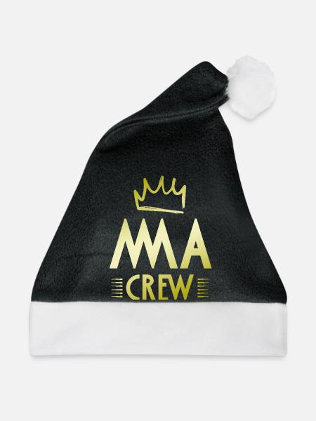Mma Crew - Weihnachtsmütze - Schwarz/Weiß