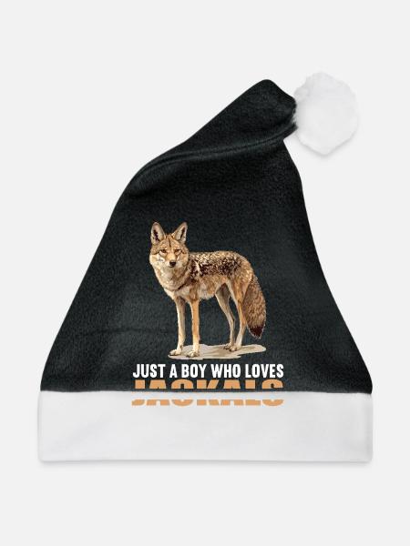Schakale Schakal - Weihnachtsmütze - Schwarz/Weiß