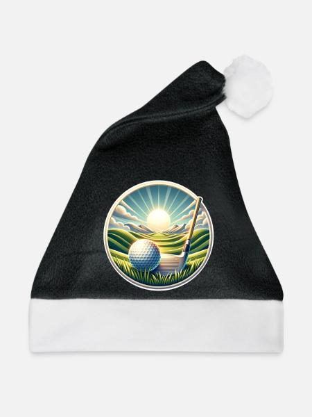Golf - Weihnachtsmütze - Schwarz/Weiß