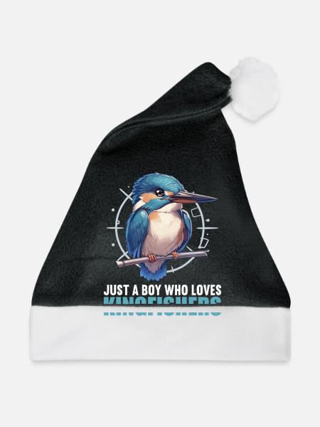 Eisvögel Eisvogel - Weihnachtsmütze - Schwarz/Weiß