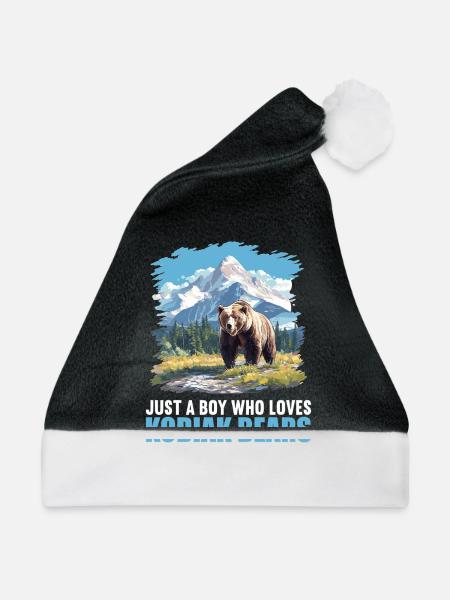 Kodiakbären Kodiakbär - Weihnachtsmütze - Schwarz/Weiß