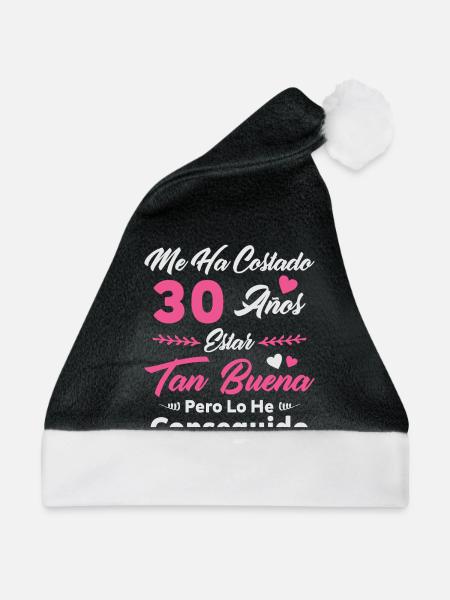 Ich habe 30 Jahre gebraucht 30 Geburtstag Frauen - Weihnachtsmütze - Schwarz/Weiß - Vorne