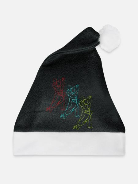 Walzer Paartanz - Weihnachtsmütze - Schwarz/Weiß - Vorne