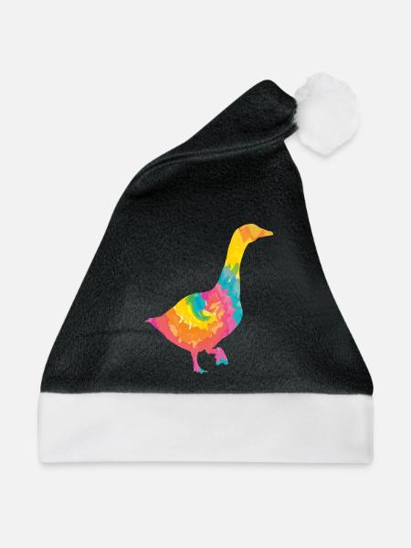 Gans - Weihnachtsmütze - Schwarz/Weiß