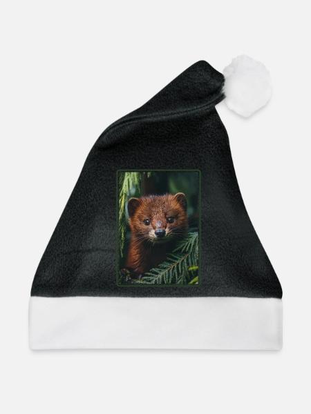 Nerze Nerz - Weihnachtsmütze - Schwarz/Weiß
