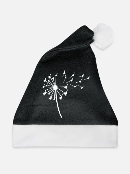 Gans - Weihnachtsmütze - Schwarz/Weiß