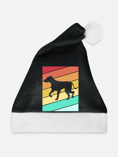 Rhodesian Ridgeback - Weihnachtsmütze - Schwarz/Weiß