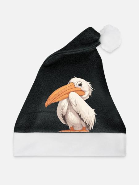 Pelikane Pelikan - Weihnachtsmütze - Schwarz/Weiß