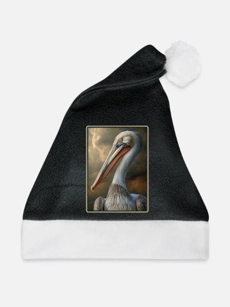 Pelikane Pelikan - Weihnachtsmütze - Schwarz/Weiß