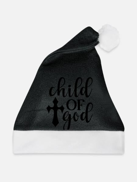 Kind Gottes - Weihnachtsmütze - Schwarz/Weiß