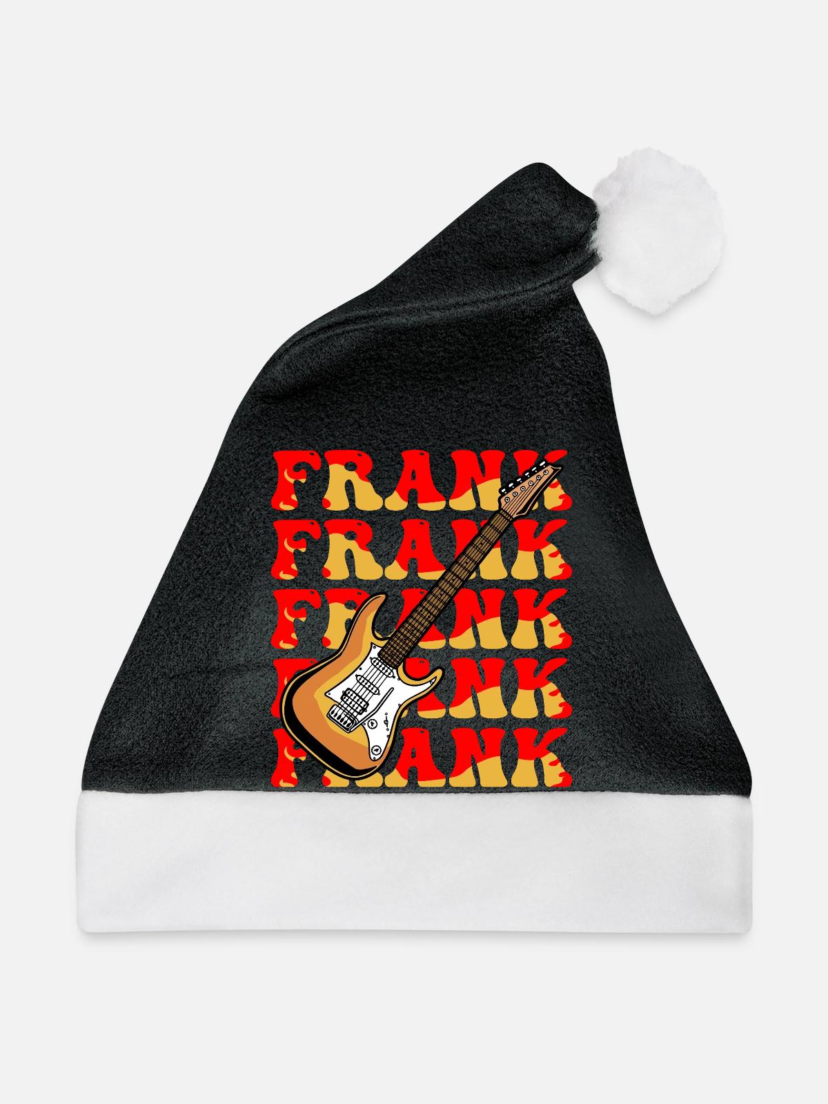 Frank - Weihnachtsmütze - Schwarz/Weiß - Vorne