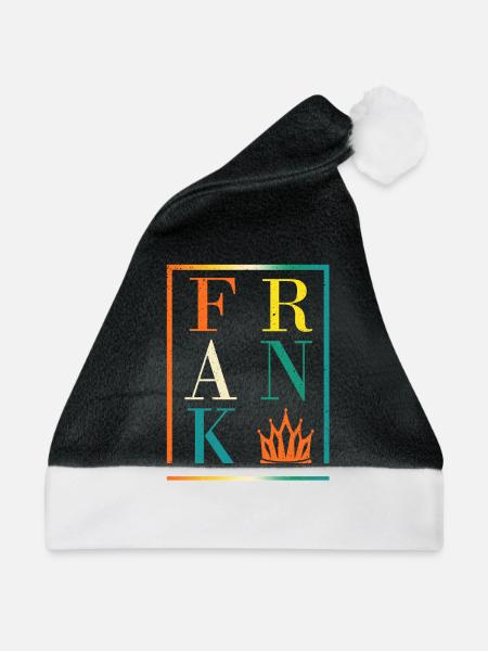 Frank - Weihnachtsmütze - Schwarz/Weiß - Vorne