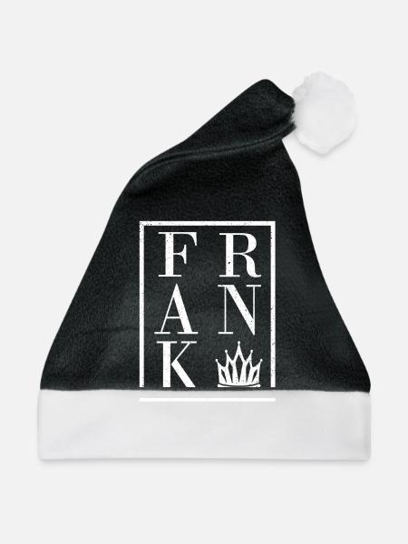 Frank - Weihnachtsmütze - Schwarz/Weiß - Vorne