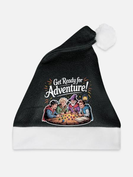 SPIELKARTE - Weihnachtsmütze - Schwarz/Weiß