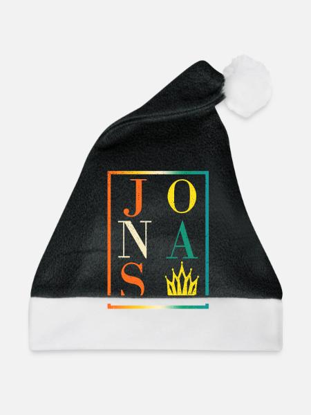 Jonas - Weihnachtsmütze - Schwarz/Weiß - Vorne