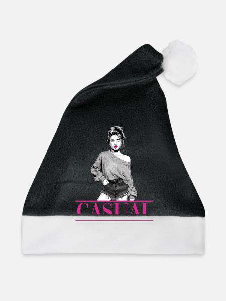 Casual Stil: Lässige Eleganz Und Selbstbewusstsein - Weihnachtsmütze - Schwarz/Weiß - Vorne