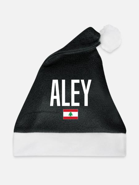 Aley Libanon - Weihnachtsmütze - Schwarz/Weiß - Vorne