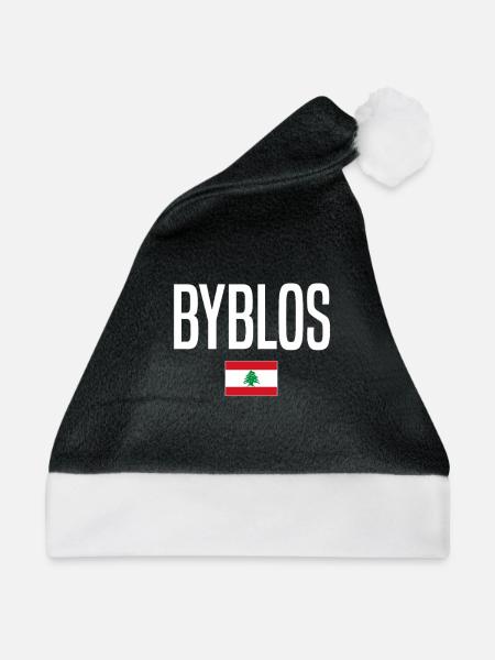 Byblos Libanon - Weihnachtsmütze - Schwarz/Weiß - Vorne