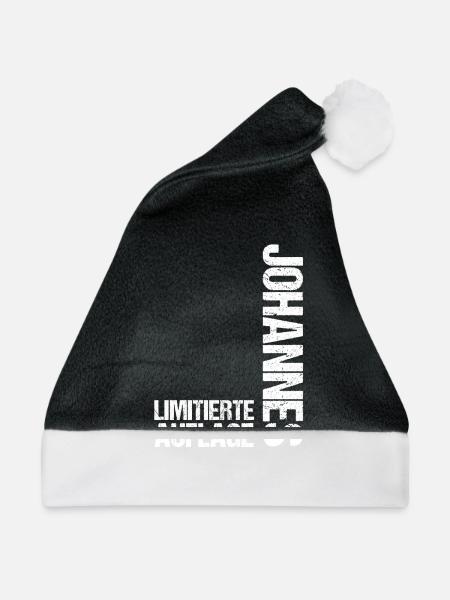 Johannes - Weihnachtsmütze - Schwarz/Weiß