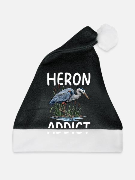 Heron Addict - Weihnachtsmütze - Schwarz/Weiß