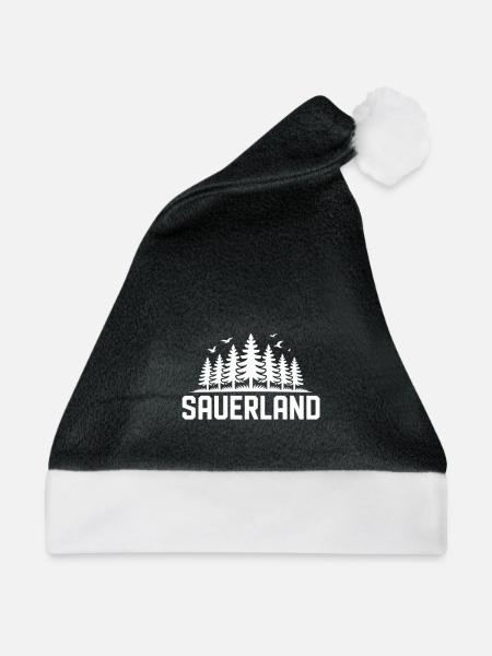 Sauerland - Weihnachtsmütze - Schwarz/Weiß - Vorne