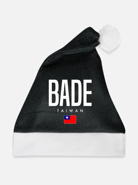Bade Taiwan - Weihnachtsmütze - Schwarz/Weiß