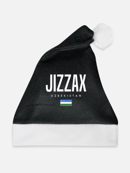 Jizzax Usbekistan - Weihnachtsmütze - Schwarz/Weiß