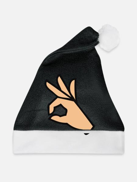 Prima - Weihnachtsmütze - Schwarz/Weiß - Vorne