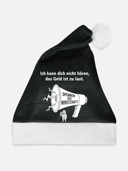 Mächtige Wirtschaftsdemo Illustration - Weihnachtsmütze - Schwarz/Weiß