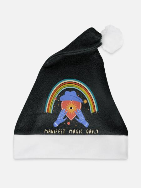 Manifest_magic_daily - Weihnachtsmütze - Schwarz/Weiß