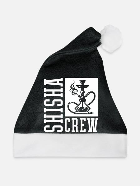 Shisha Crew - Weihnachtsmütze - Schwarz/Weiß
