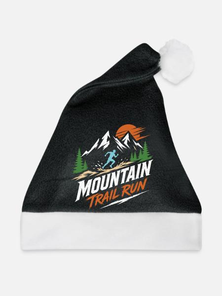 Mountain Trail Run - Weihnachtsmütze - Schwarz/Weiß