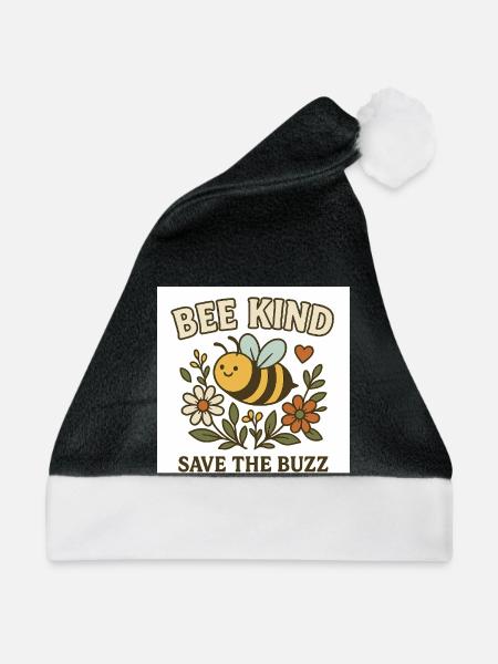 Be kind white - Weihnachtsmütze - Schwarz/Weiß